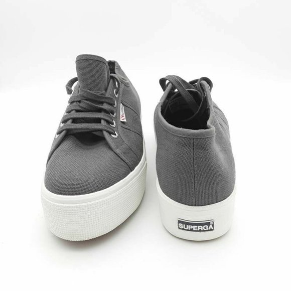 Superga‎ Womens Urban Platform Sneakers Shoes Gray 5927985473 Athleisure 9.5 - Picture 3 of 9